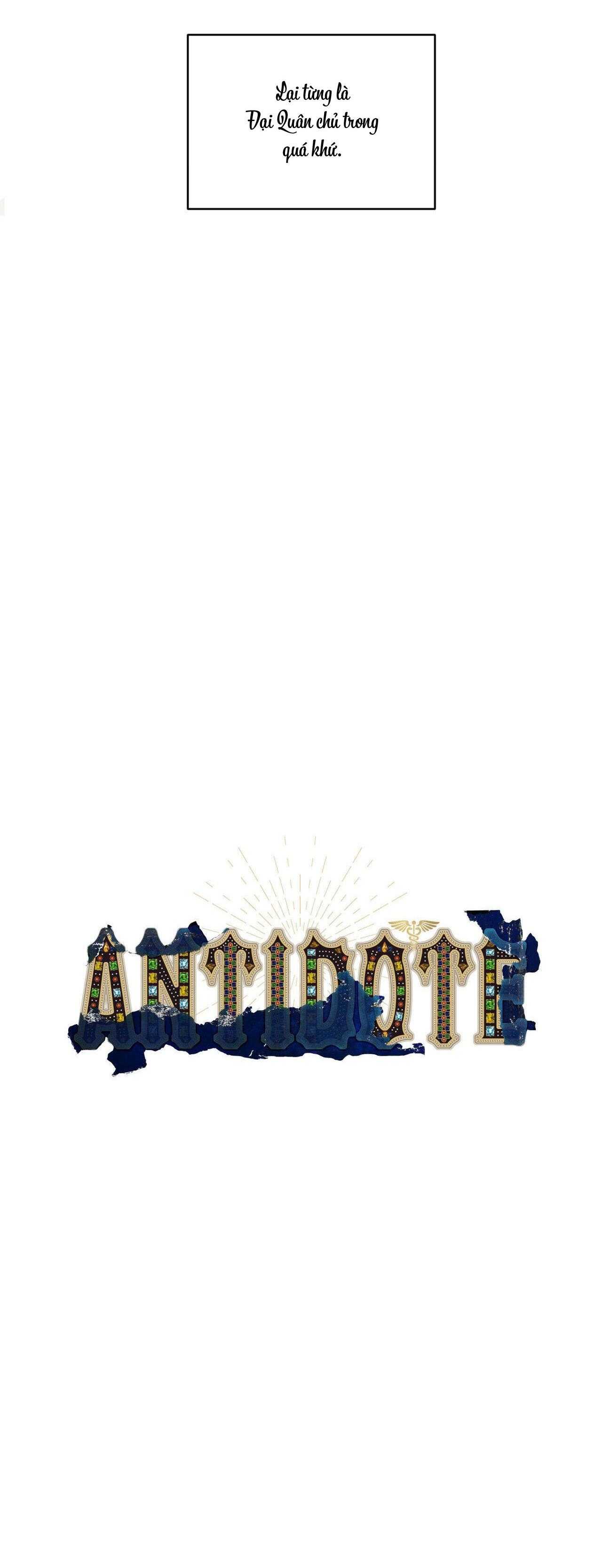 Antidote - Chương 1