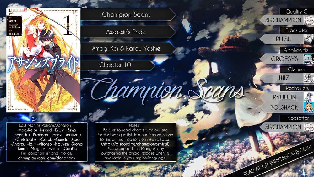Assassin's Pride - Chương 10