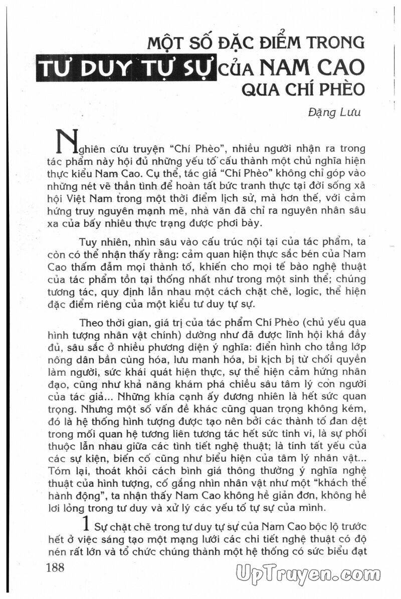 Chí Phèo - Chương 1