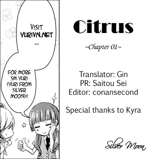 Citrus - Chương 1
