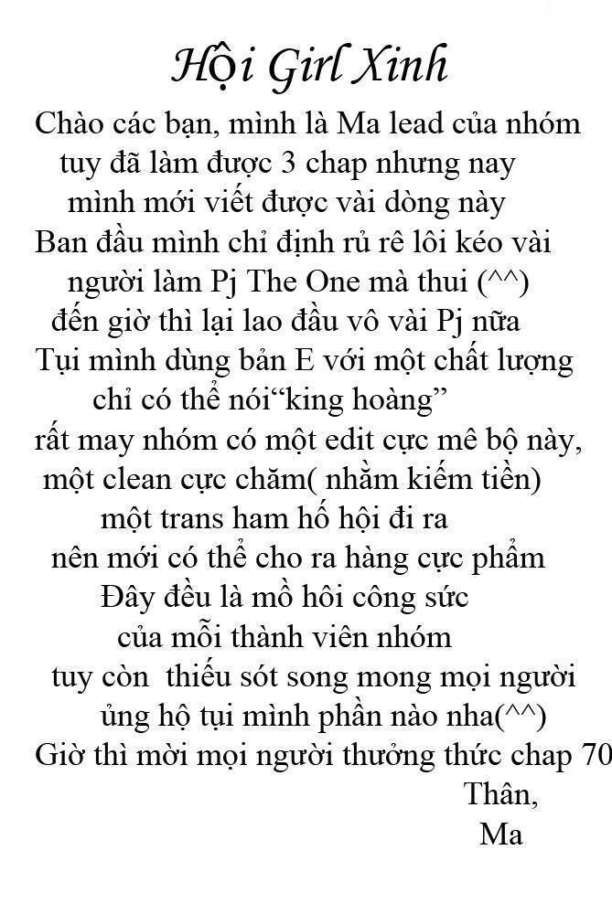 Đệ Nhất - Chương 70