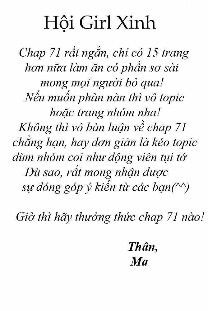 Đệ Nhất - Chương 71