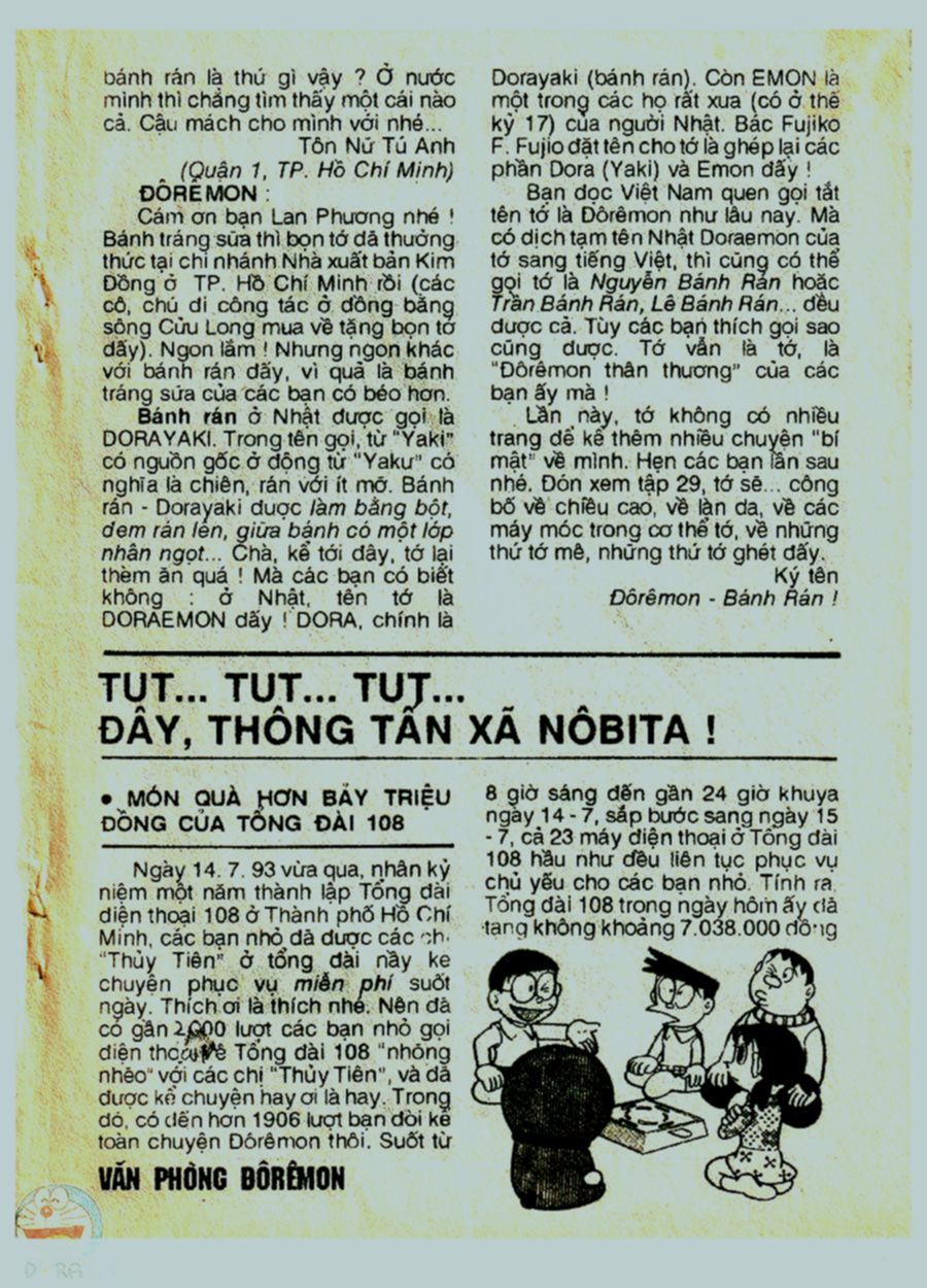 ĐôRêMon 1992 - Chương 28