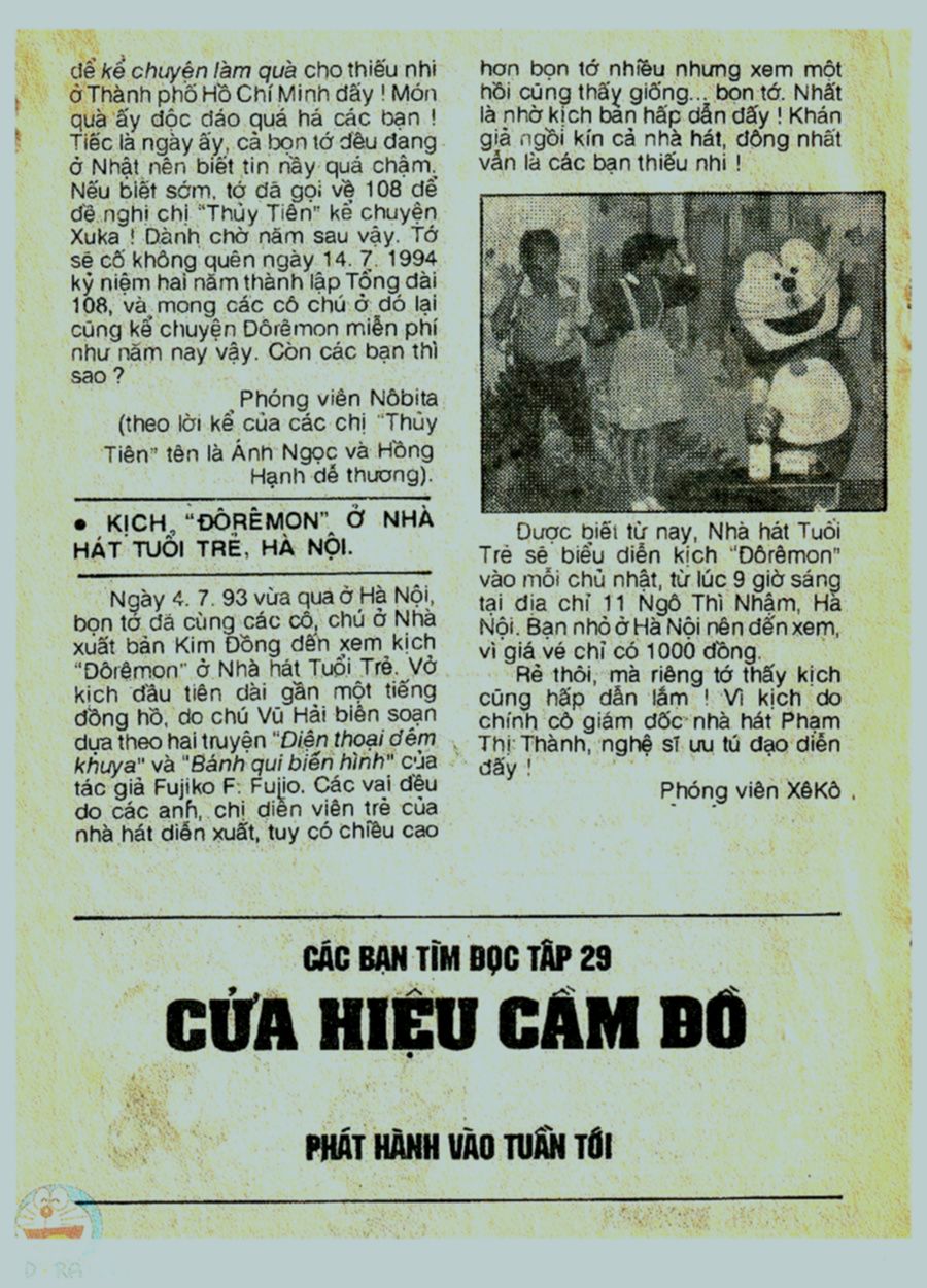 ĐôRêMon 1992 - Chương 28
