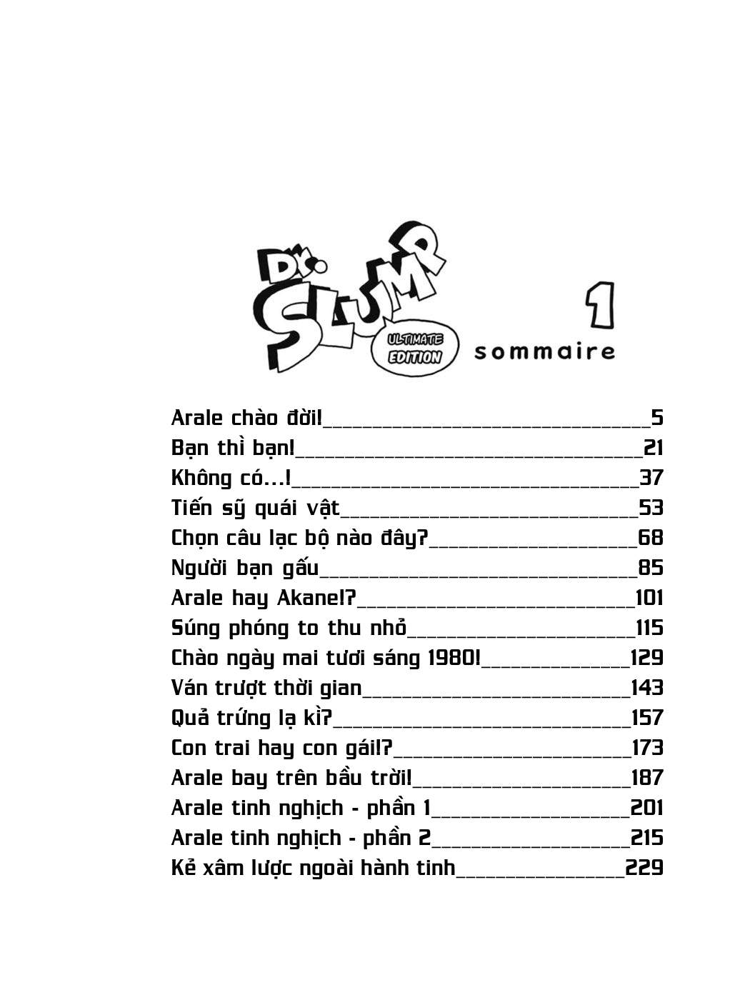 Dr. Slump - Chương 1