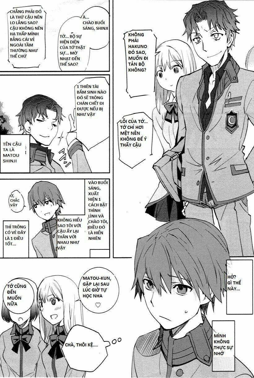 Fate/Extra - Chương 1