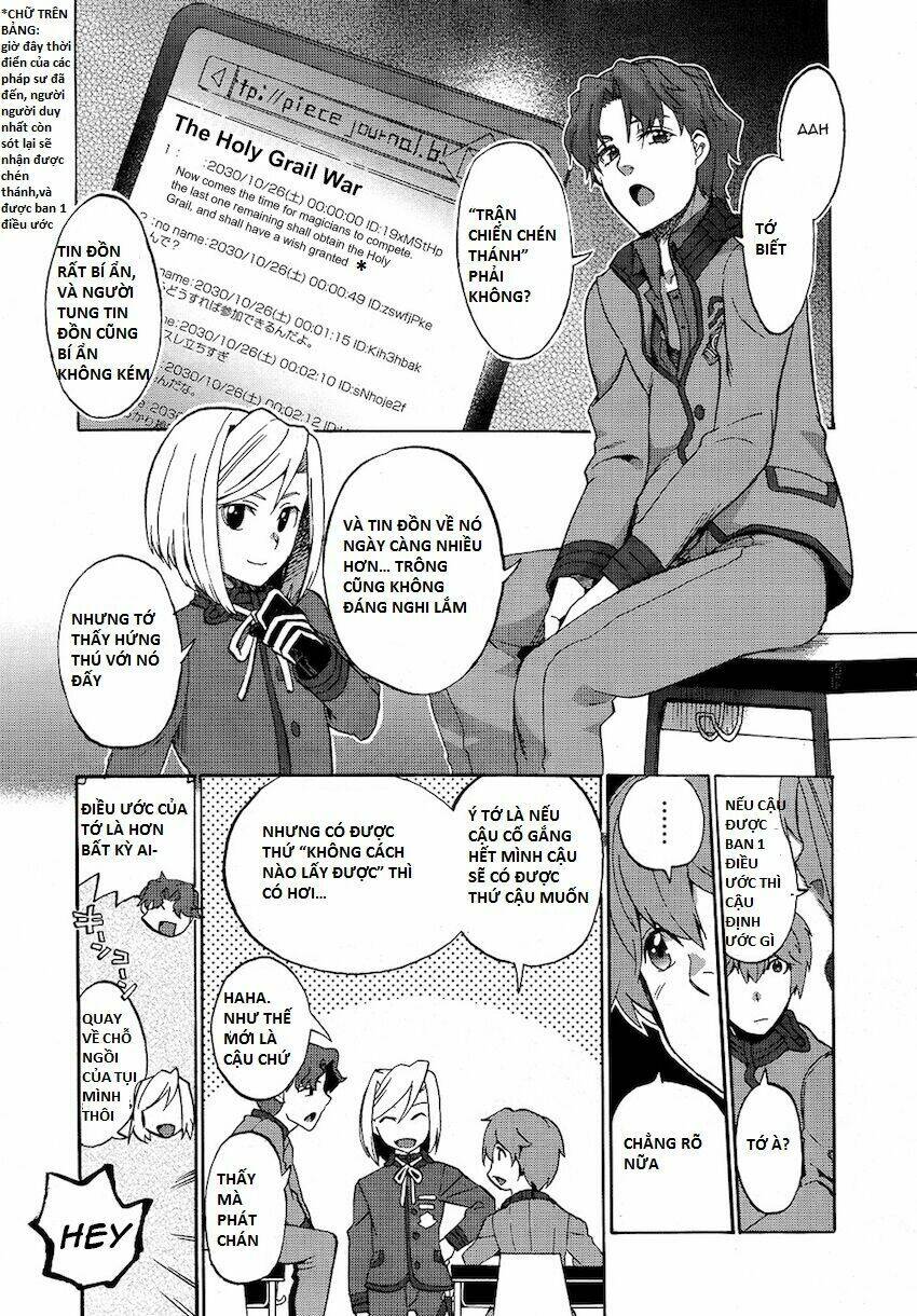 Fate/Extra Ccc Fox Tail - Chương 1