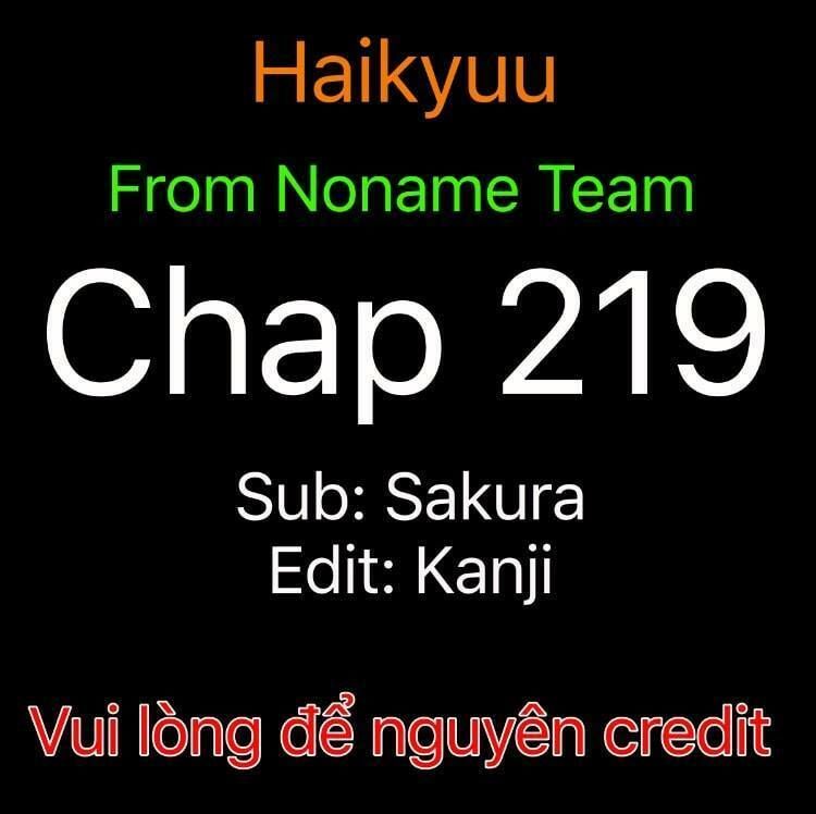 Haikyuu - Chương 219