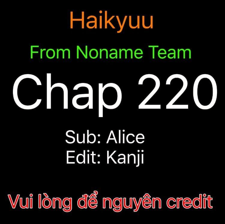 Haikyuu - Chương 220