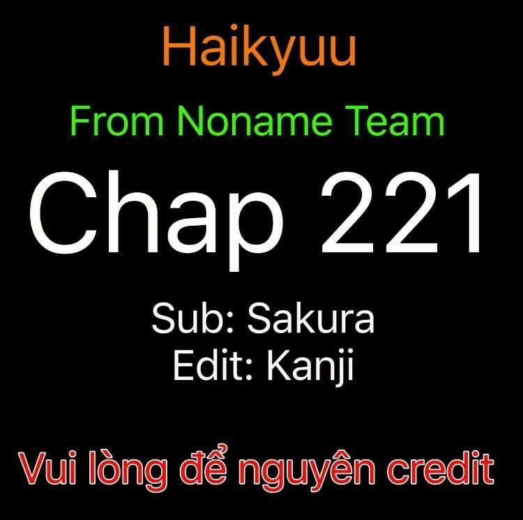 Haikyuu - Chương 221