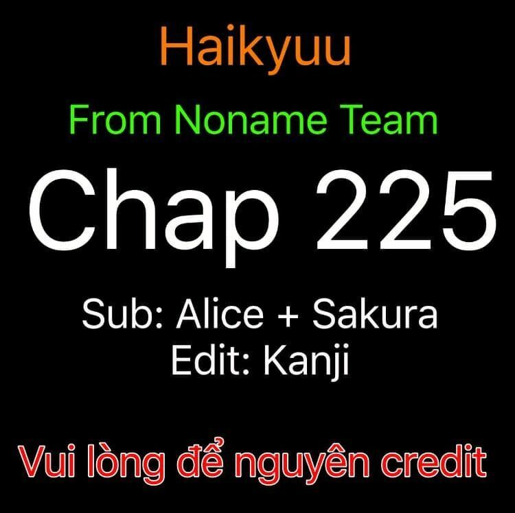 Haikyuu - Chương 225