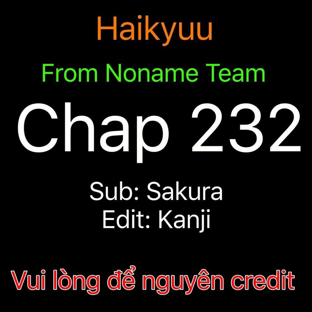 Haikyuu - Chương 232