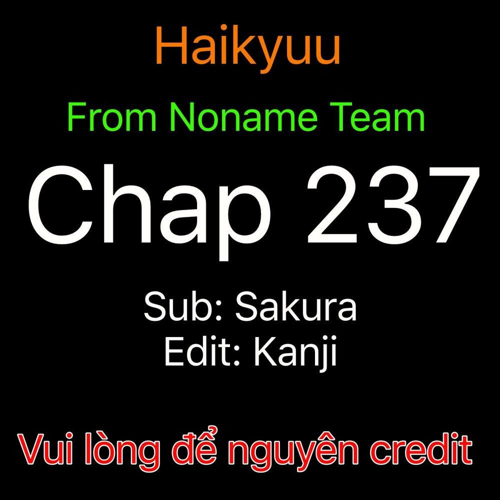 Haikyuu - Chương 237