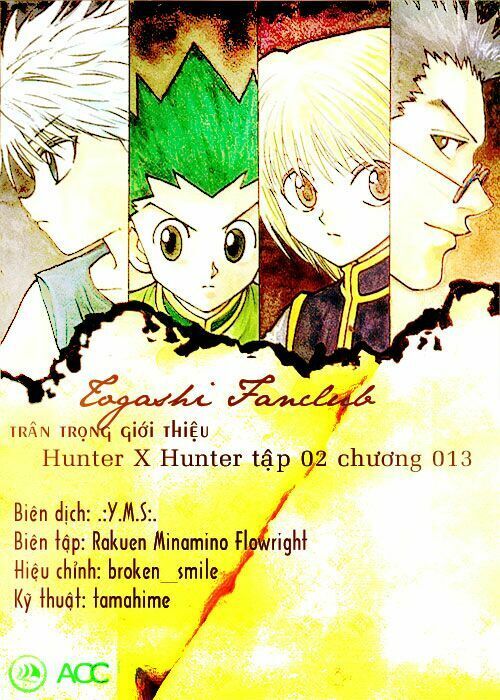 Hunter X Hunter - Chương 13