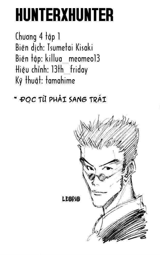 Hunter X Hunter - Chương 4