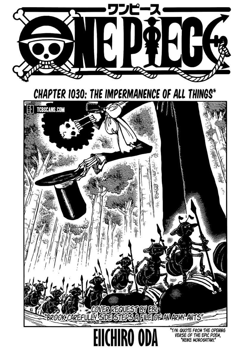 One Piece - Chương 1030