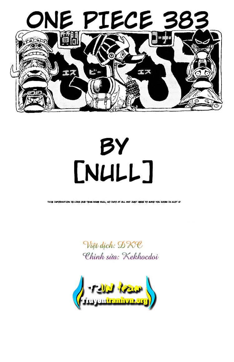 One Piece - Chương 383