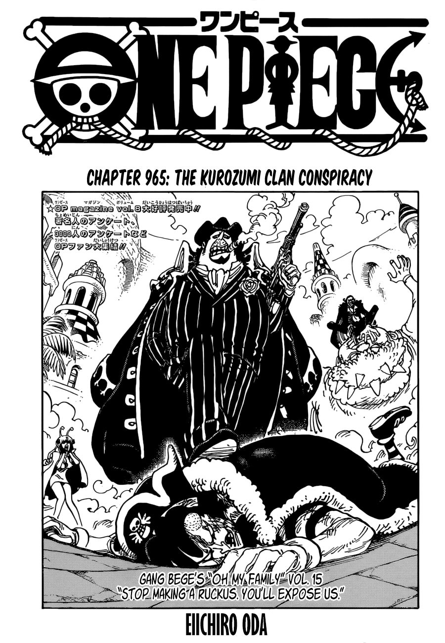 One Piece - Chương 965