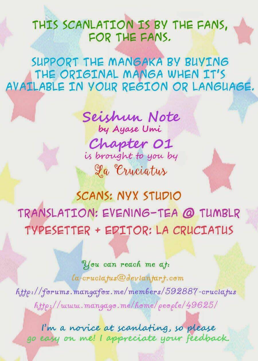 Seishun Note - Chương 1