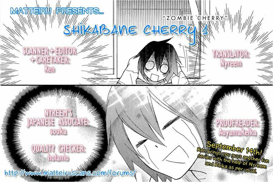 Shikabane Cherry - Chương 1