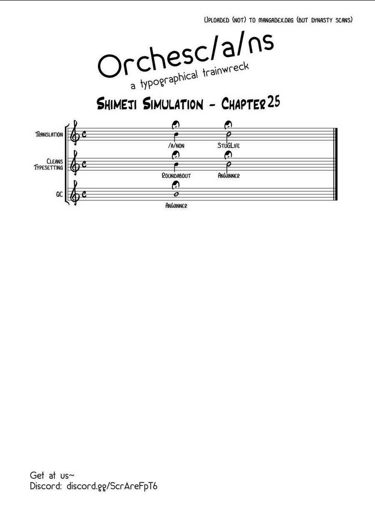 Shimeji Simulation - Chương 25