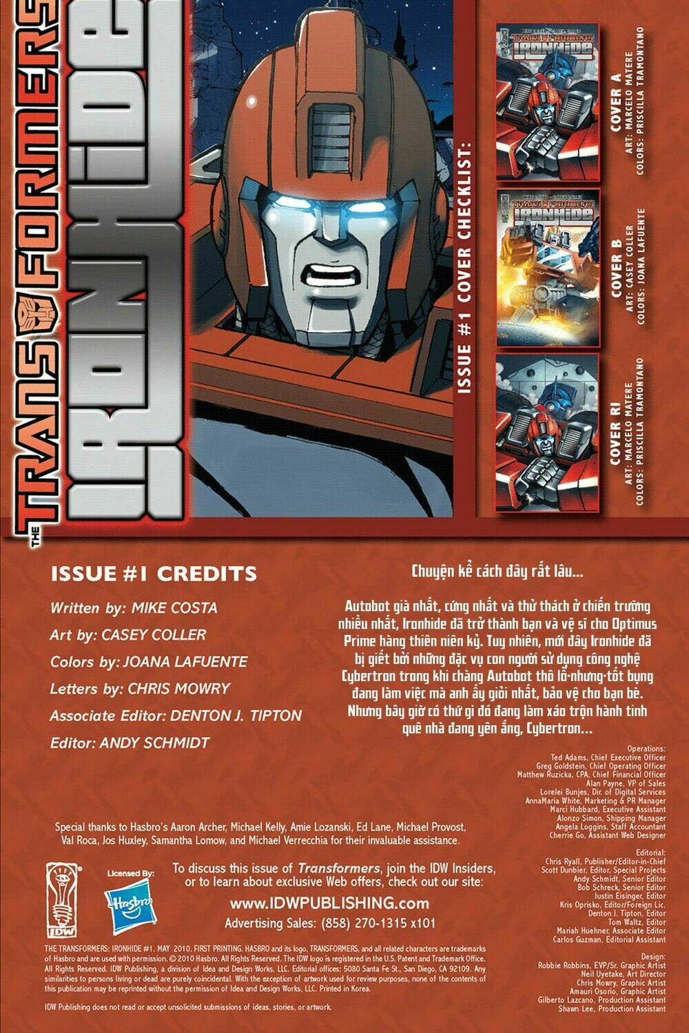 The Transformers: Ironhide - Chương 1