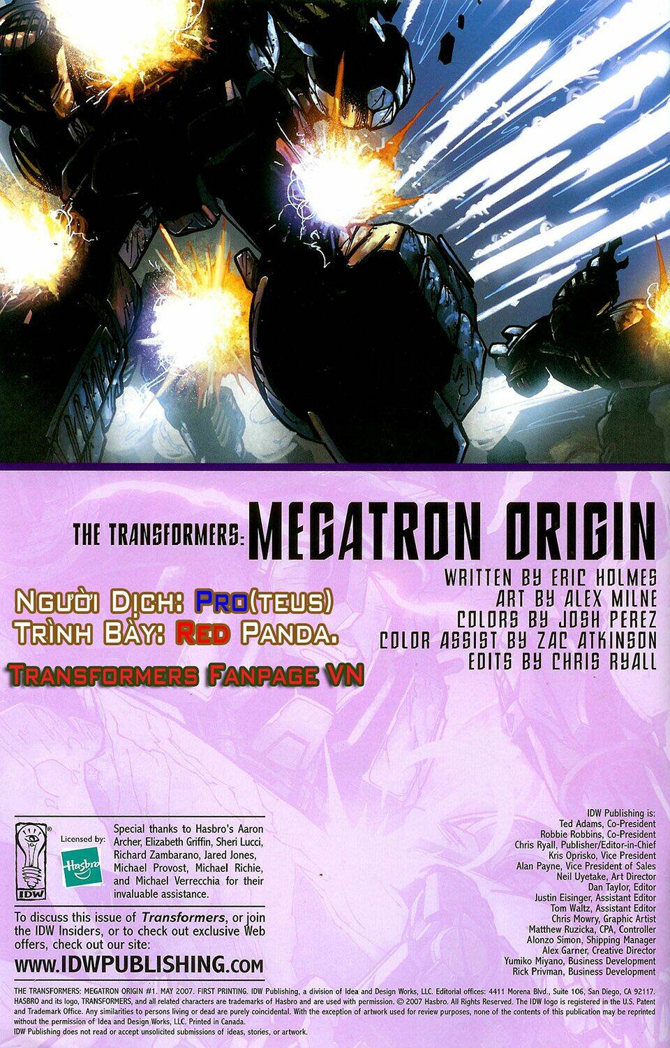 The Transformers: Megatron Origin - Chương 1