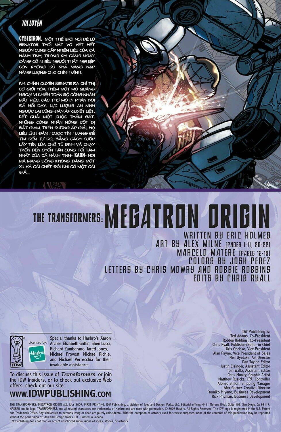 The Transformers: Megatron Origin - Chương 2