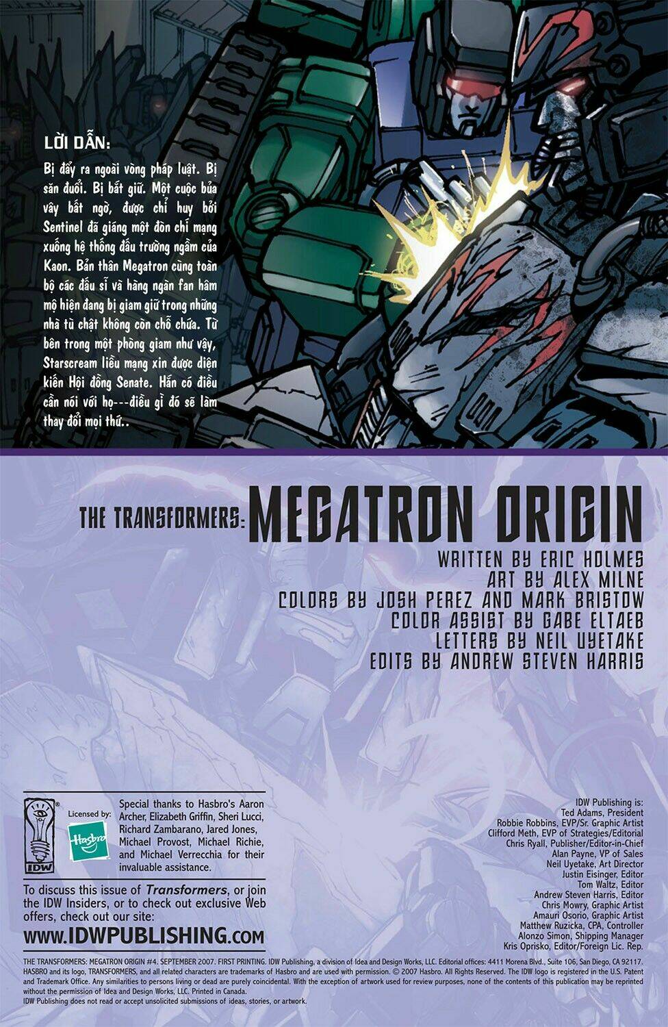 The Transformers: Megatron Origin - Chương 4