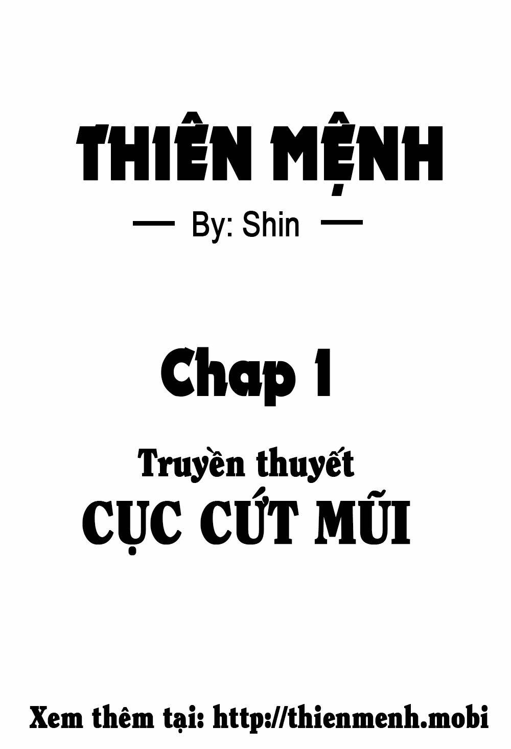 Thiên Mệnh - Chương 1