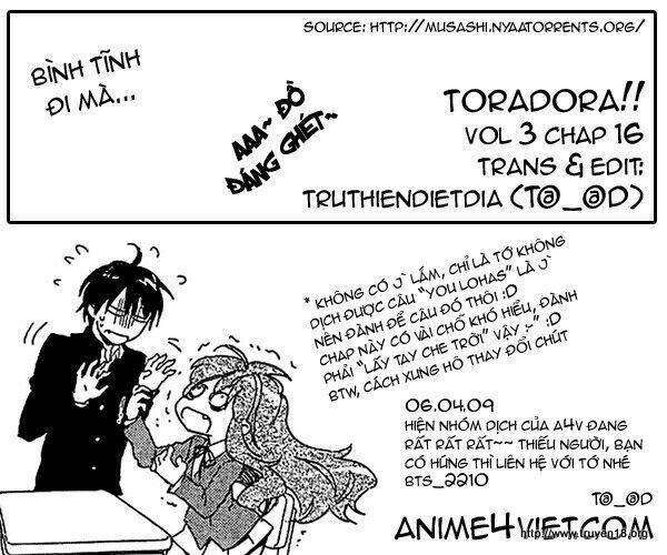 Toradora! - Chương 16
