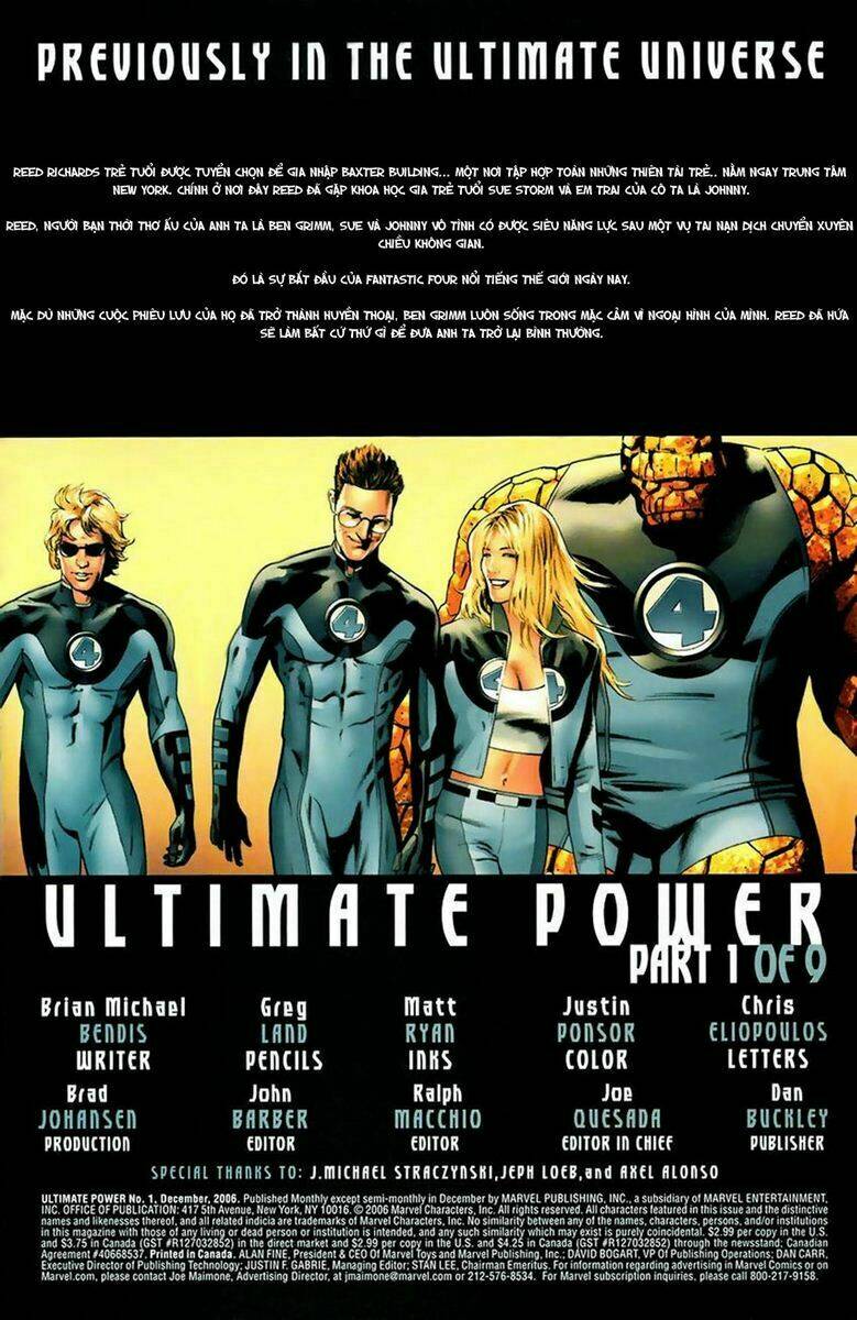 Ultimate Power - Chương 1