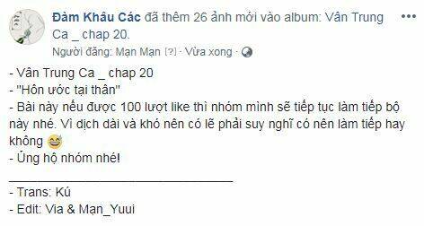 Vân Trung Ca - Chương 20