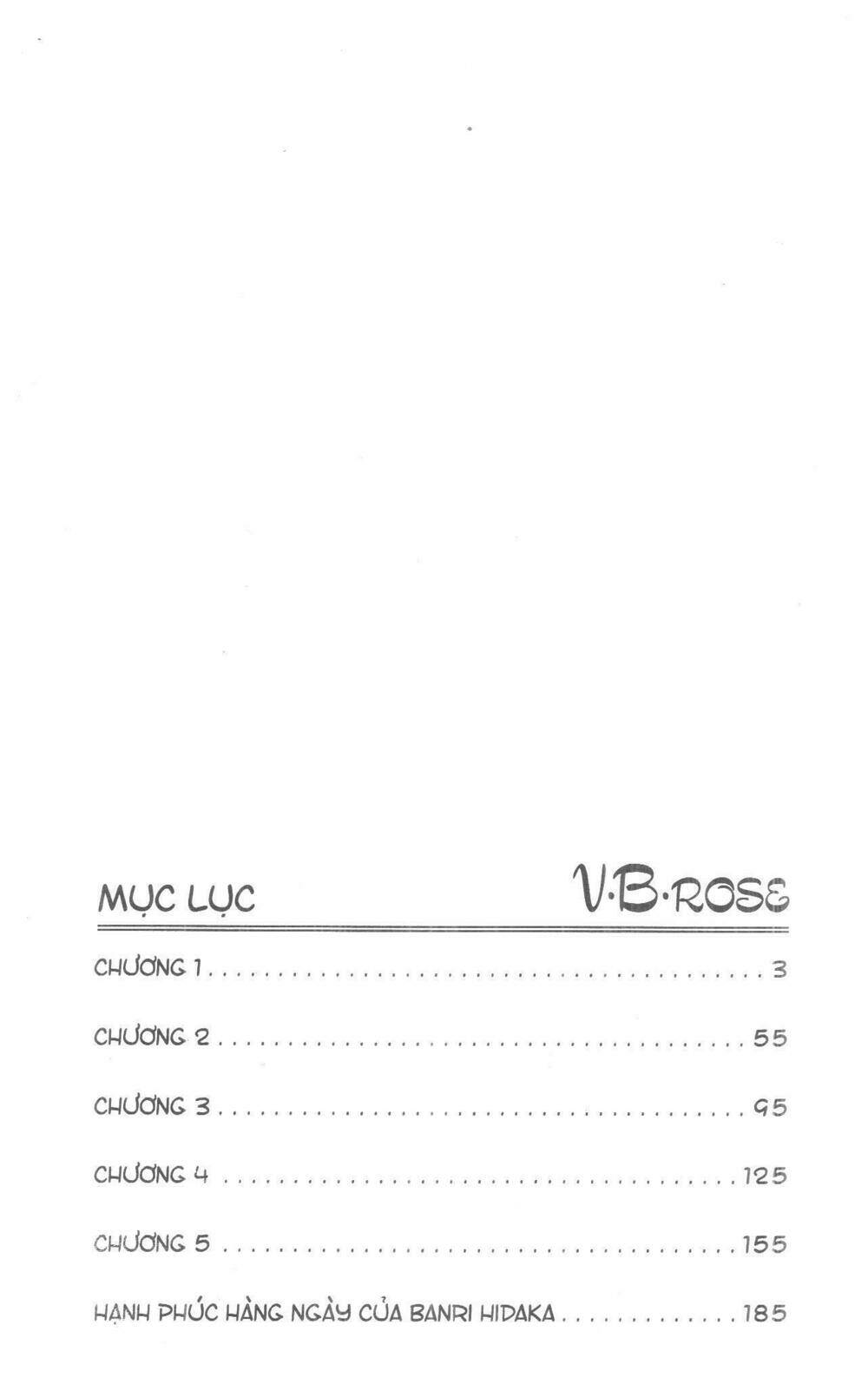 V.b.rose - Chương 1