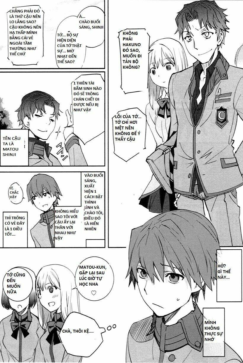 Fate/Extra - Chương 1