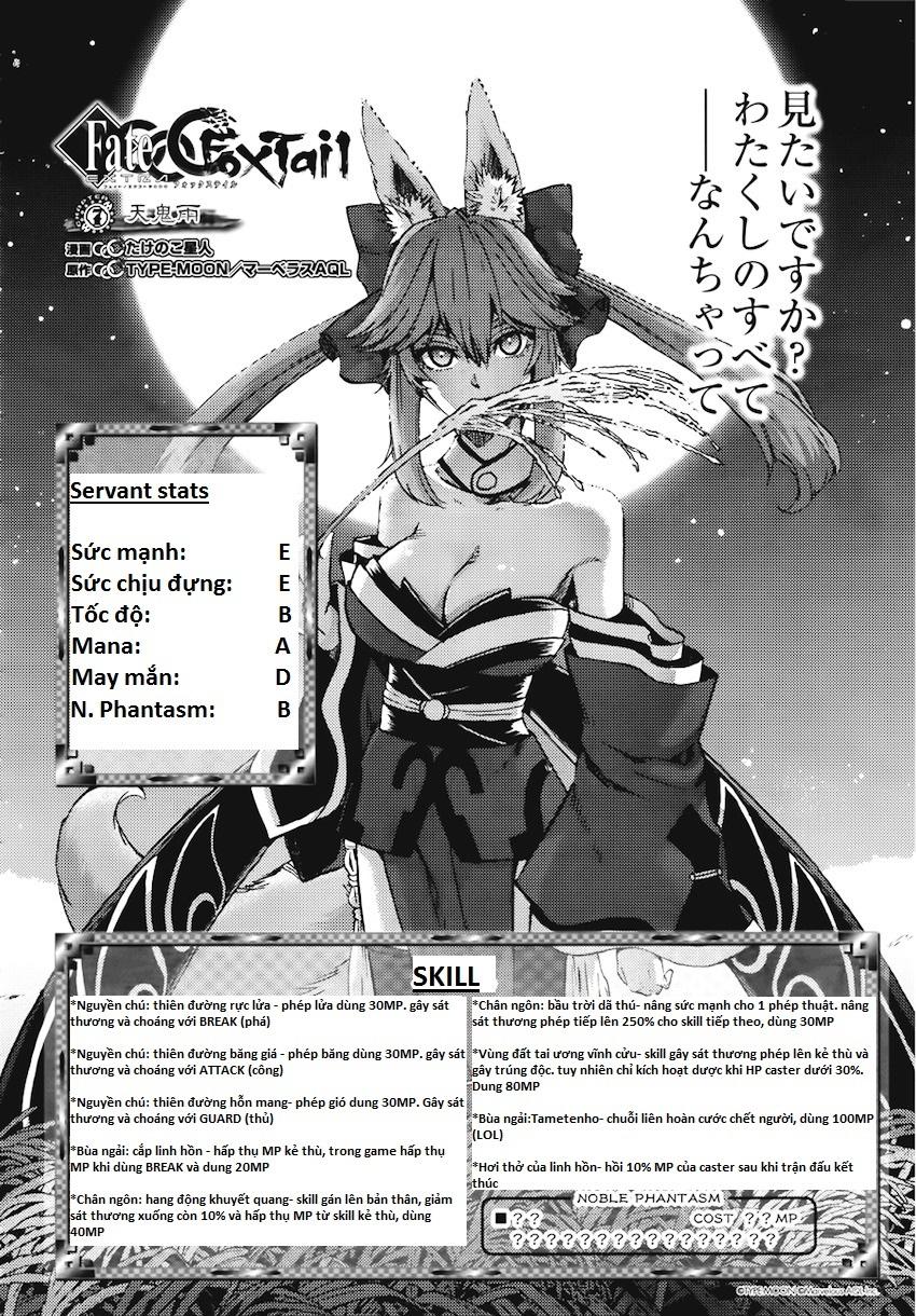 Fate/Extra Ccc Fox Tail - Chương 7