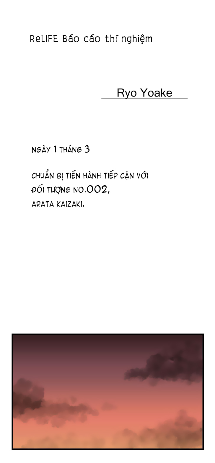 Relife - Chương 1