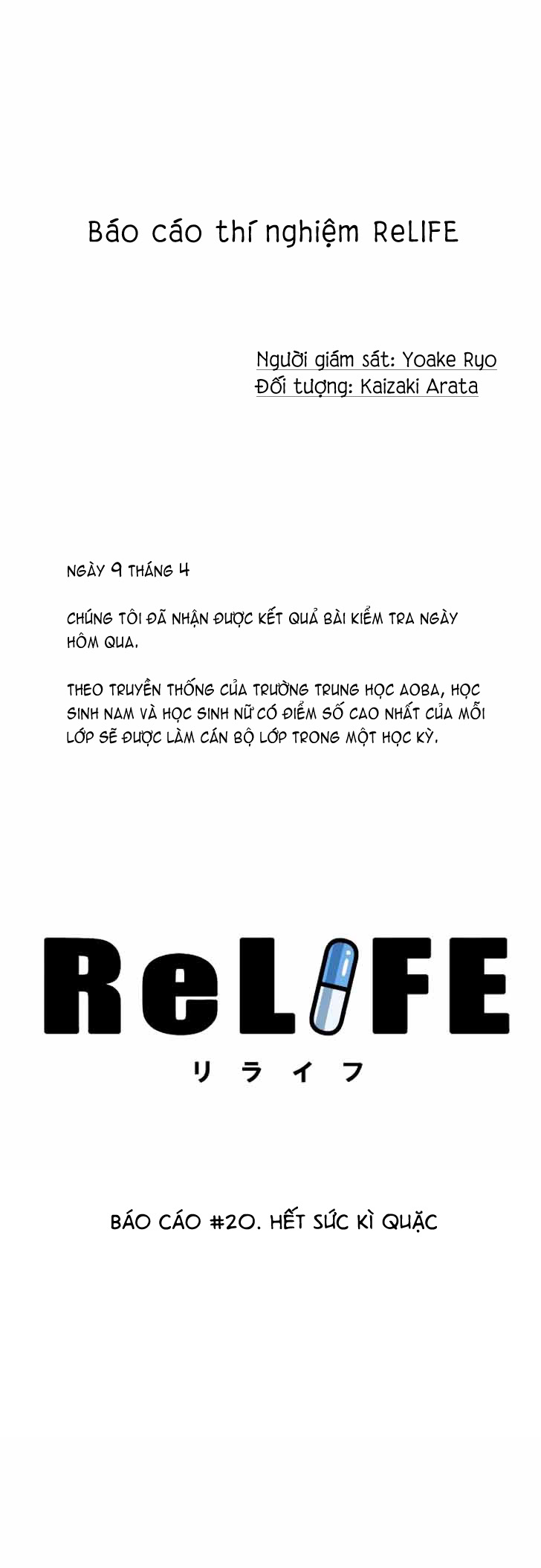 Relife - Chương 20