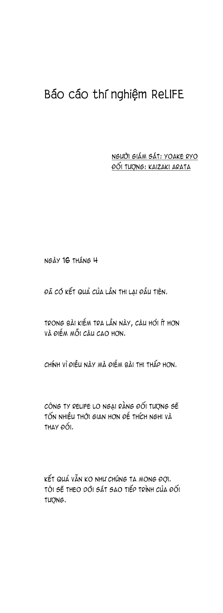 Relife - Chương 26