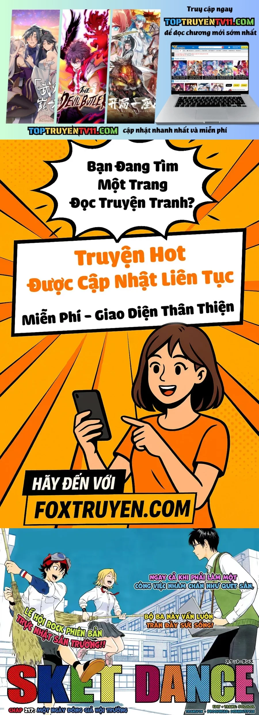 Sket Dance - Chương 217